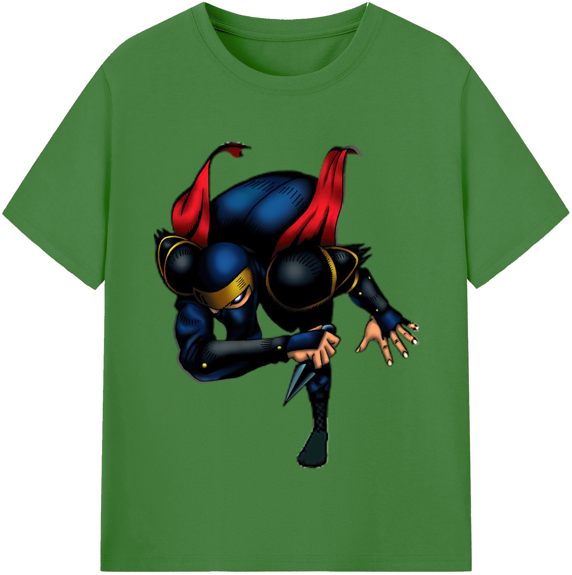 （画像用） 遊☆戯☆王 Yu-Gi-Oh! レディースカジュアルプリントTシャツ（綿100％）